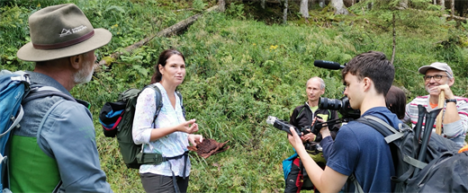 Climate Walk zu Gast im Nationalpark Kalkalpen - © Angelika Stückler